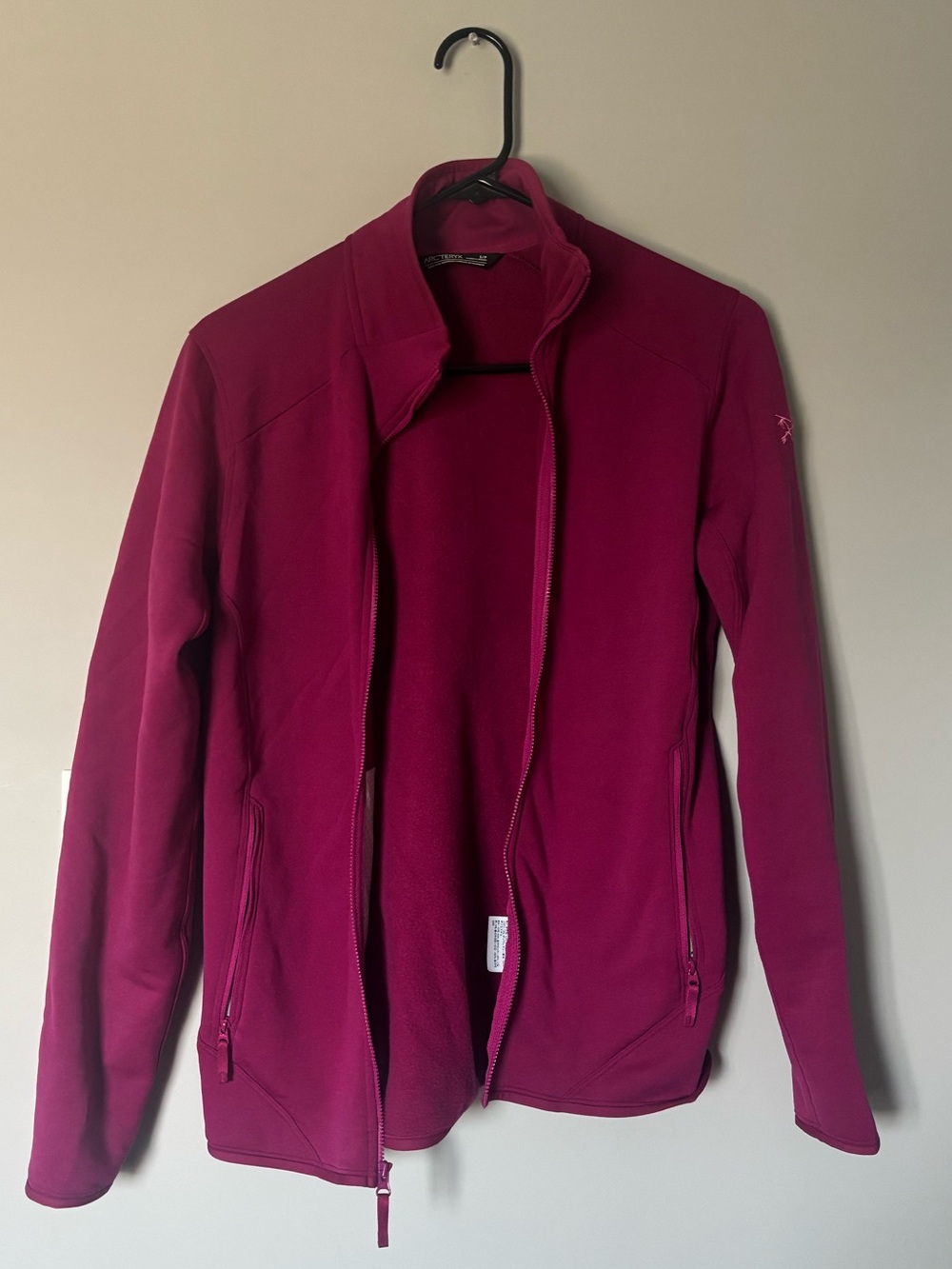 Arc’teryx Fuchsia Full-Zip Fleece Jacket
